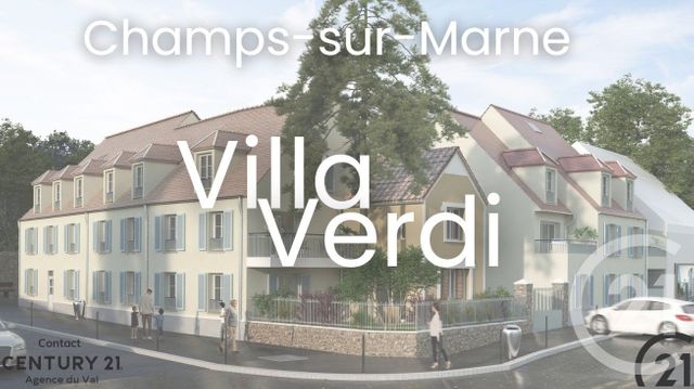 Appartement F3 à vendre - 3 pièces - 58.35 m2 - CHAMPS SUR MARNE - 77 - ILE-DE-FRANCE - Century 21 Agence Du Val