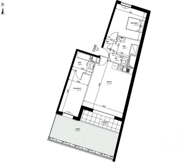 appartement - CHAMPS SUR MARNE - 77