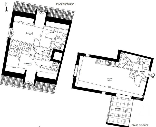 Appartement F3 à vendre - 3 pièces - 70.42 m2 - CHAMPS SUR MARNE - 77 - ILE-DE-FRANCE - Century 21 Agence Du Val