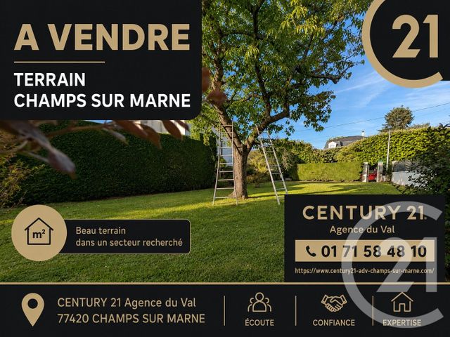 Terrain à vendre CHAMPS SUR MARNE