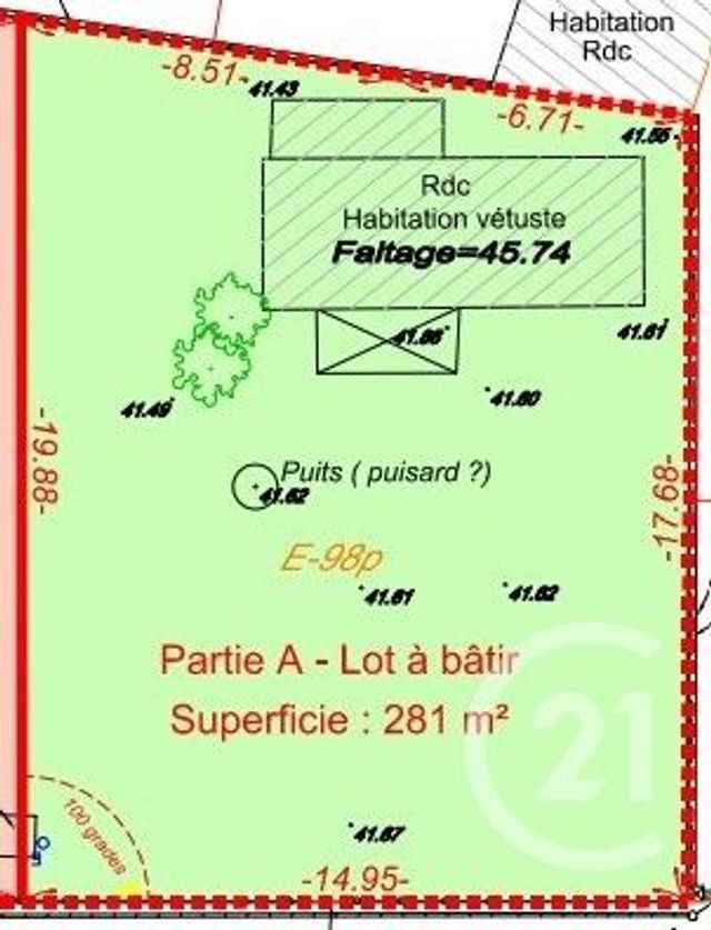 terrain à vendre - 281.0 m2 - GOURNAY SUR MARNE - 93 - ILE-DE-FRANCE - Century 21 Agence Du Val